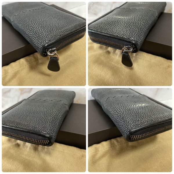 美品】◇希少◇ BOTTEGA VENETA ボッテガヴェネタ エイ革 ガルーシャ 
