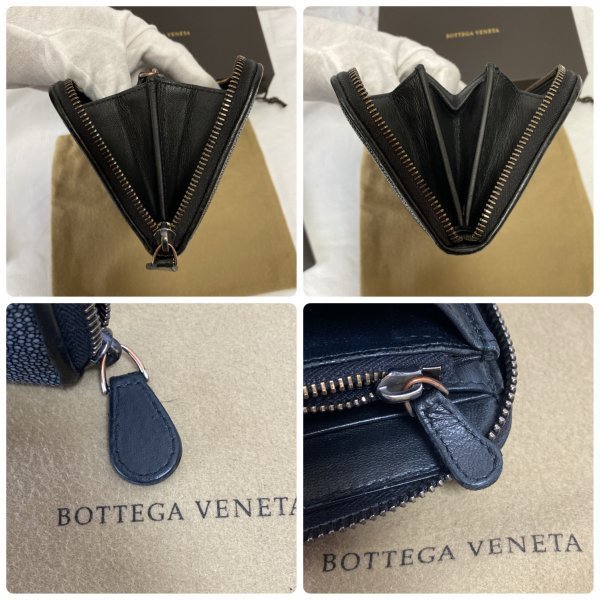 美品】◇希少◇ BOTTEGA VENETA ボッテガヴェネタ エイ革 ガルーシャ 
