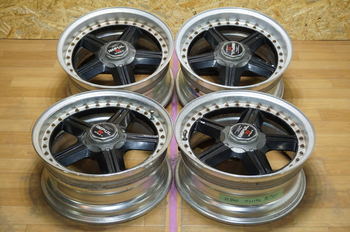 R701 IMPUL 当時物 PCD114.3 インパル IMPUL(インパル) 4H +25 - 希少 