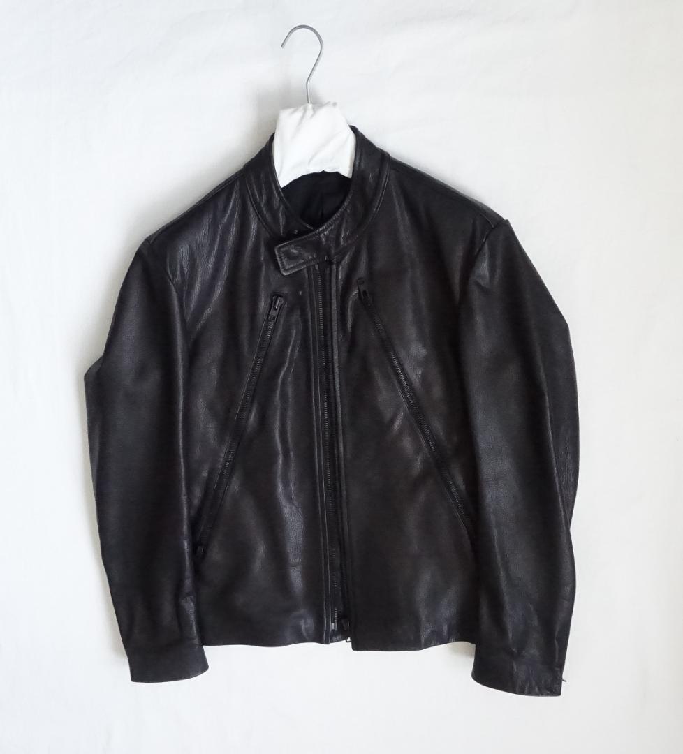 マルタンマルジェラ ハの字 レザー ライダース size46 Maison Martin
