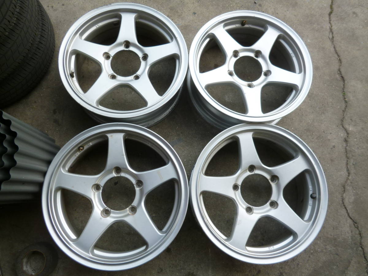 ジムニー JA11 JA12 JA22 社外 アルミホイールセット 16×5．5J 