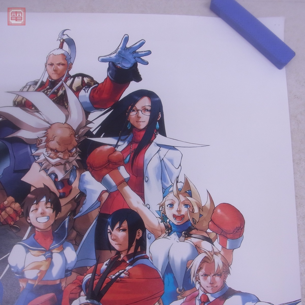 販促用ポスター PS プレステ 私立ジャスティス学園 LEGION OF HEROES