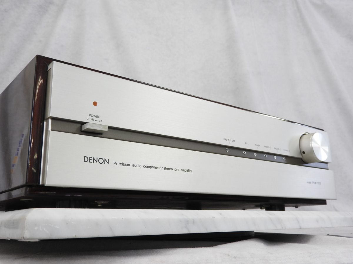 ☆ DENON デノン PRA-2000 プリアンプ ☆中古☆ 【公式通販】