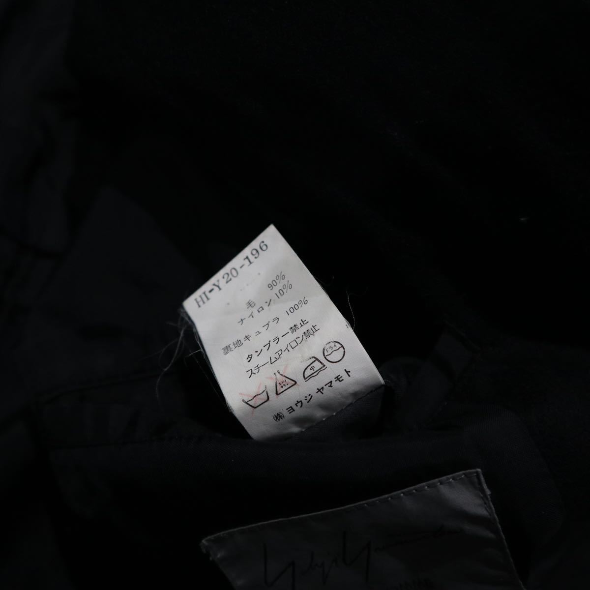 ヨウジヤマモトプールオム　蝋人形　97aw ウールコート　アーカイブ AW1997 YOHJI YAMAMOTO POUR HOMME ヨウジヤマモト プールオム 蝋人形