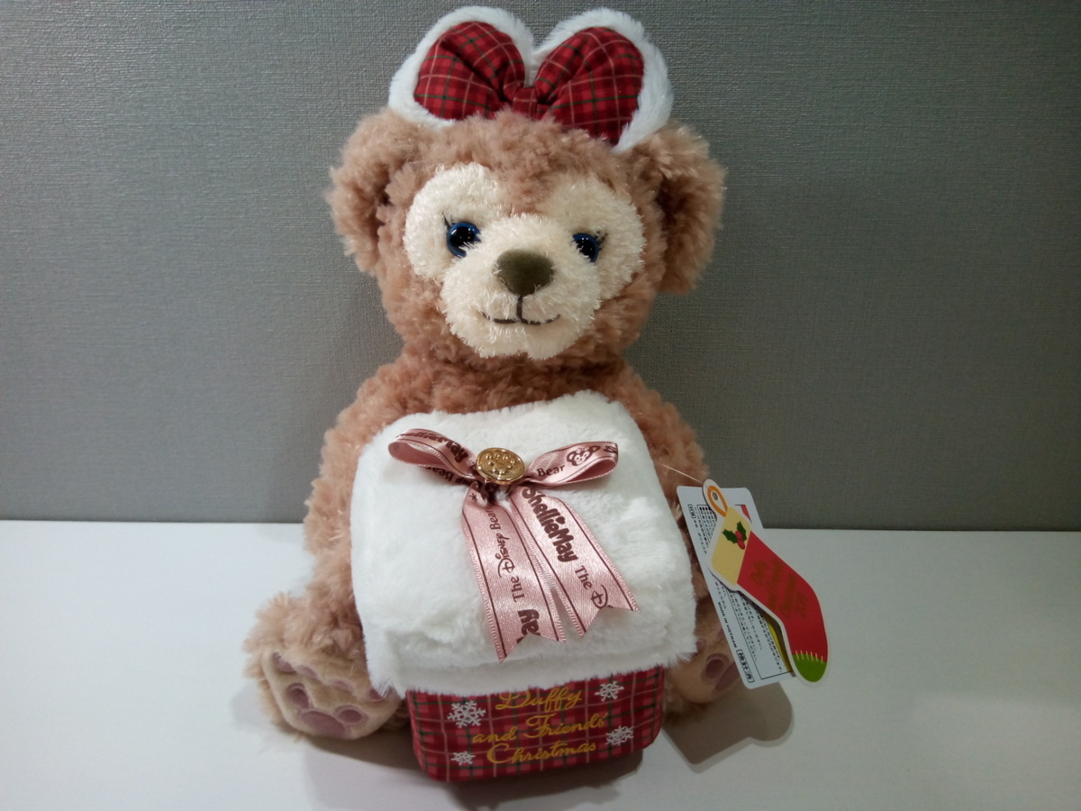 ディズニー　TDR　ディズニーシー2019　クリスマス　シェリーメイ　ぬいぐるみ　プレゼントボックス　タグ付き 2K54 【80】