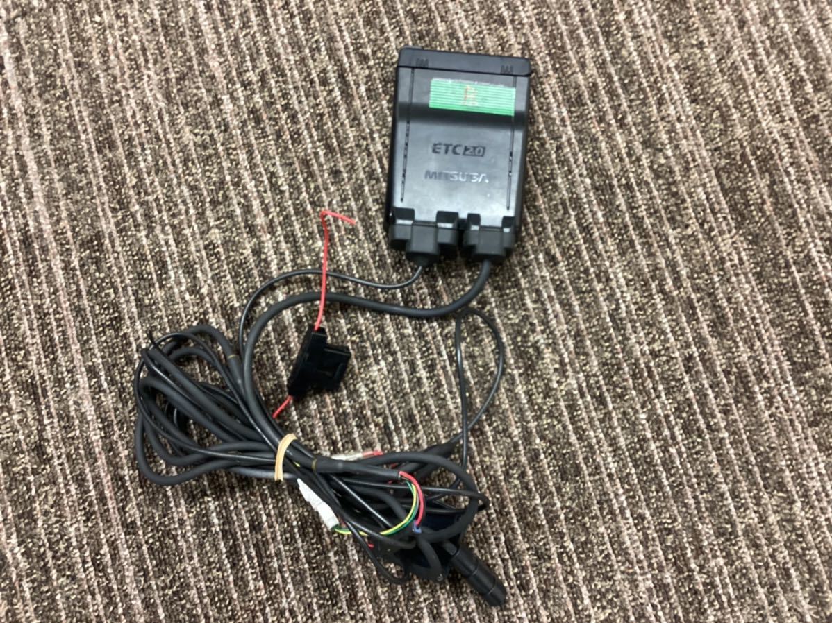 B” バイク用 ETC 車載器 ETC2.0 MITSUBA アンテナ 分離型 BE700 バイク