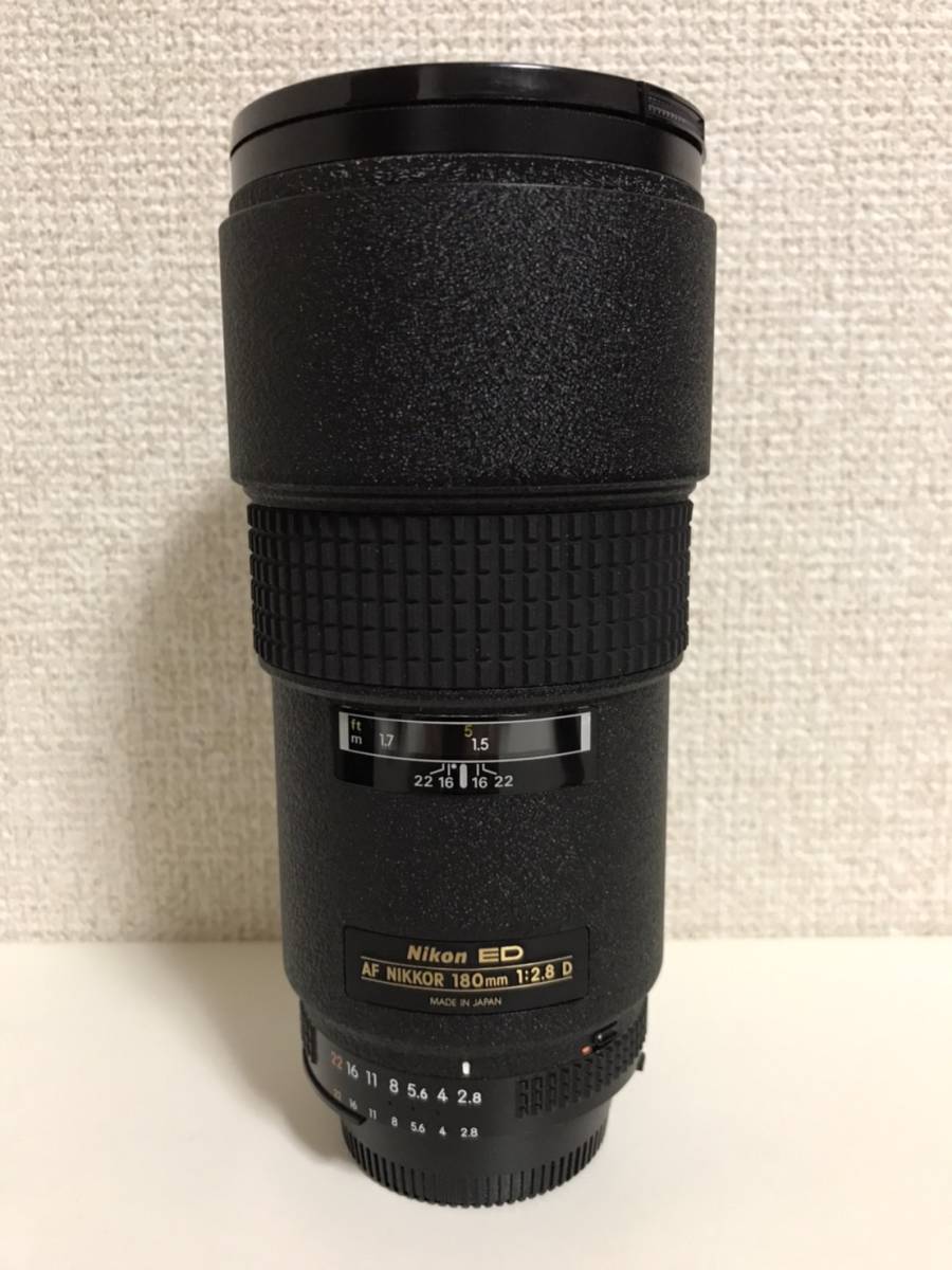 1円【ジャンク】NIKON ニコン/AF NIKKOR 180mm 1:2.8望遠レンズ/94