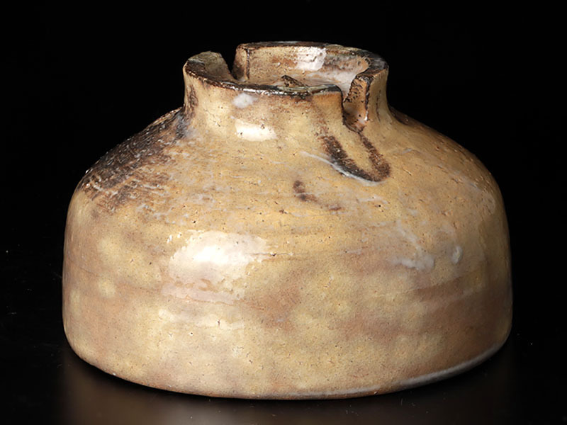 十二代　坂倉新兵衛　七十六翁 萩焼茶碗 古美味】最晩年作品！十二代坂倉新兵衛（七十九翁）造 萩四方茶碗