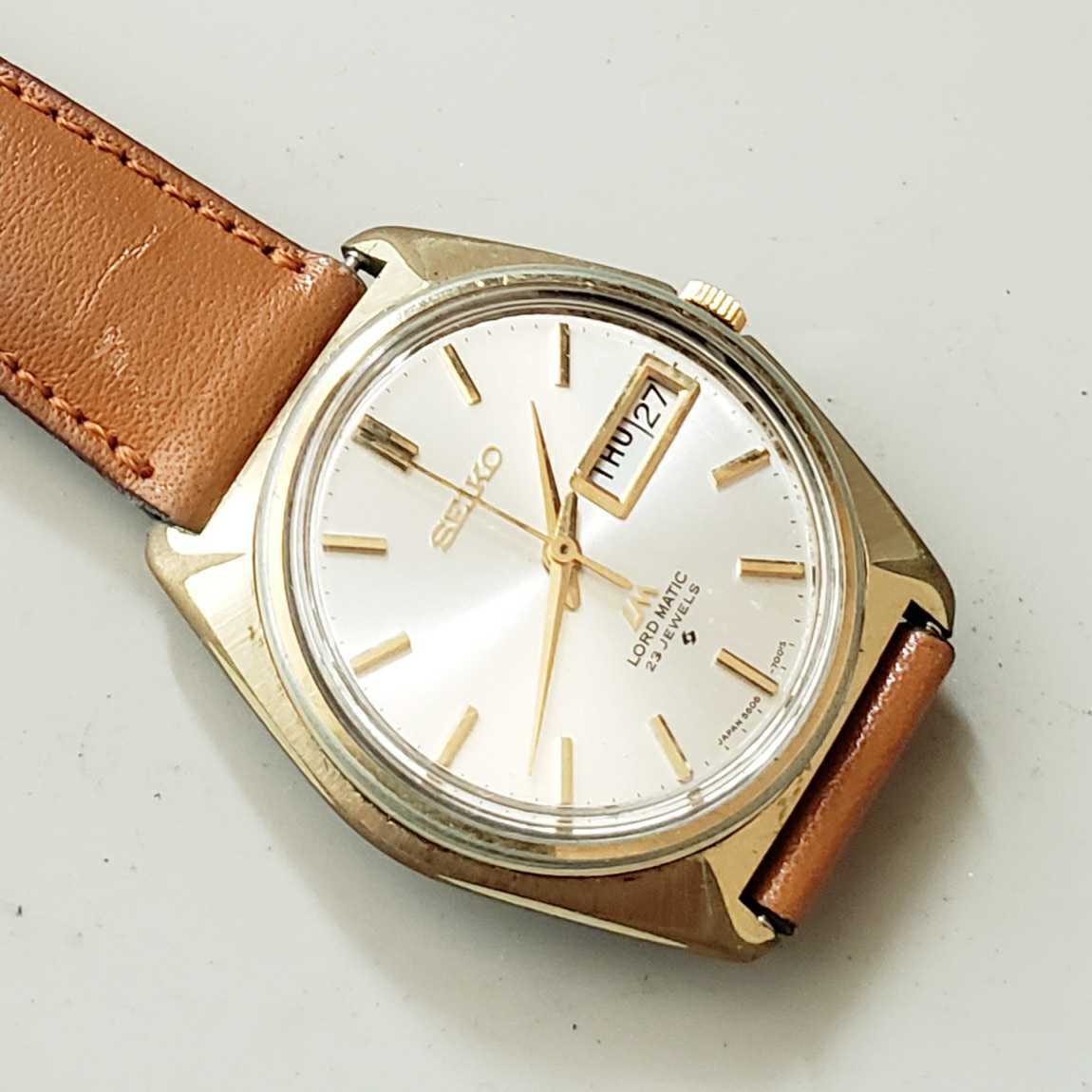 SEIKO/セイコー LORD MATIC ロードマチック 自動巻き 腕時計 5606-7140 
