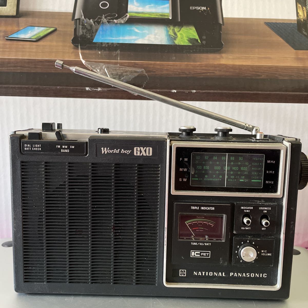 National Panasonic RF-848 world boy GXO ラジオ National Panasonic