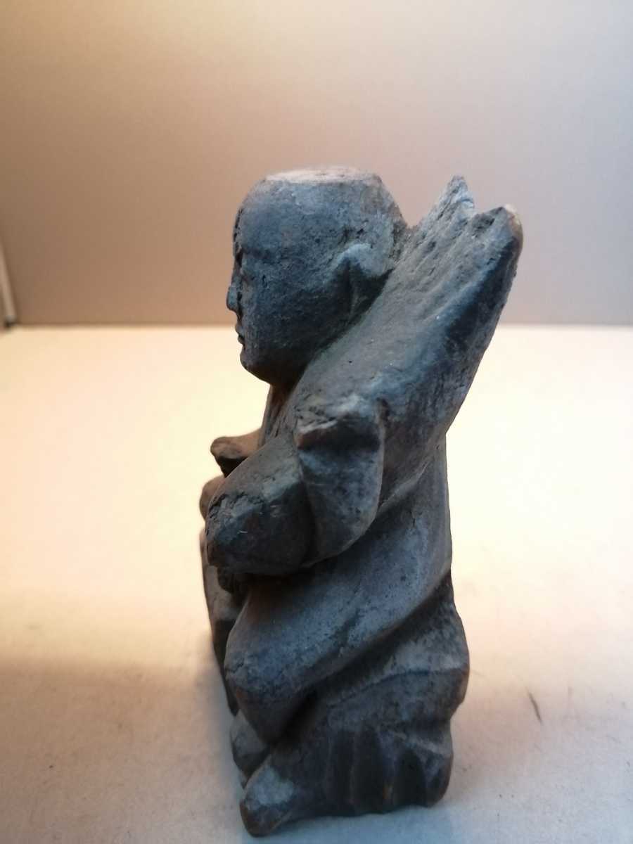 木彫 恵比寿 江戸中期 恵比寿大黒 エビス 仏像 仏教美術 神像 神棚 竈