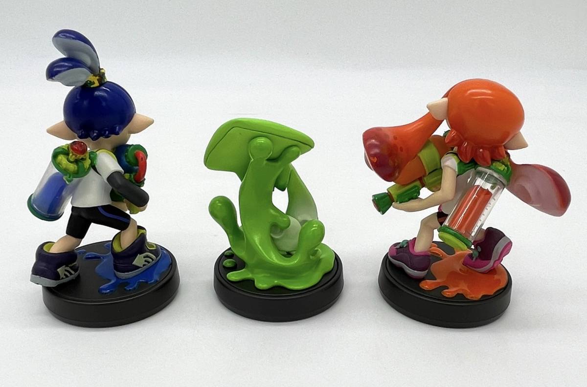 amiibo ガール、イカ、ボーイ3種類セット(スプラトゥーンシリーズ) 新品