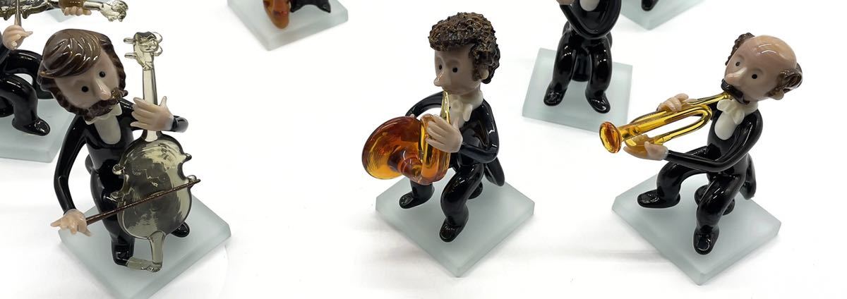 ボヘミアングラス シリーズ ドクター人形 音楽隊 チェコグラス オーケストラ人形 チェコスロバキア製 ガラス人形 高級 : ★送料無料★11体セットボヘミアングラス ボヘミアガラス - 「眼科医 難あり 東海エリアの出張買取・店舗買取