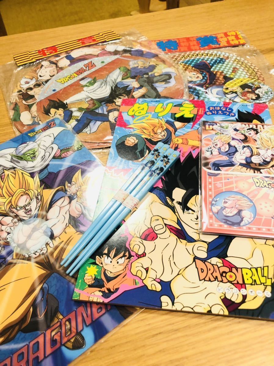 昭和レトロ ドラゴンボール メンコ ぬりえ はし 下敷 折り紙 セット その他 売買されたオークション情報 Yahooの商品情報をアーカイブ公開 オークファン Aucfan Com