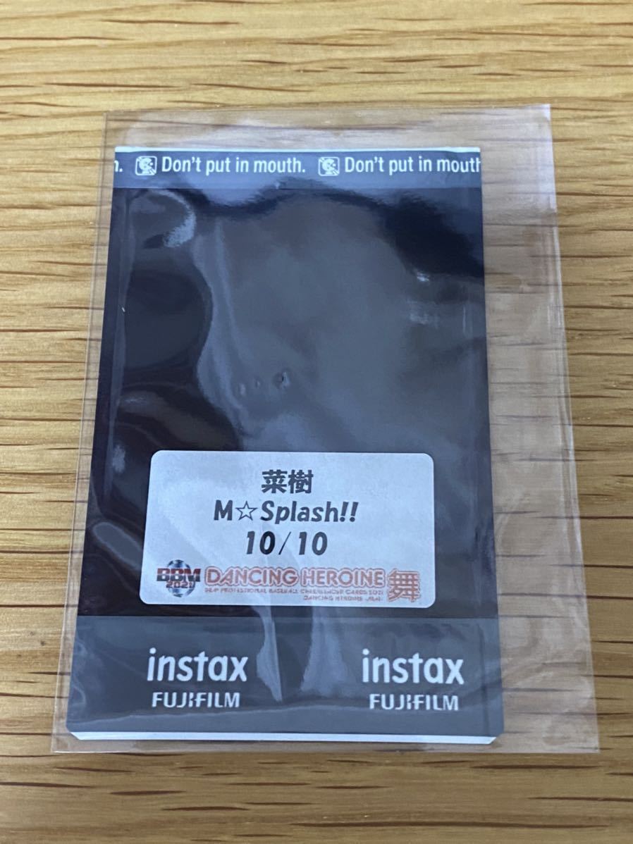 BBM 2021 チアリーダー 華 舞 直筆サイン チェキ M☆Splash!! 10枚限定 
