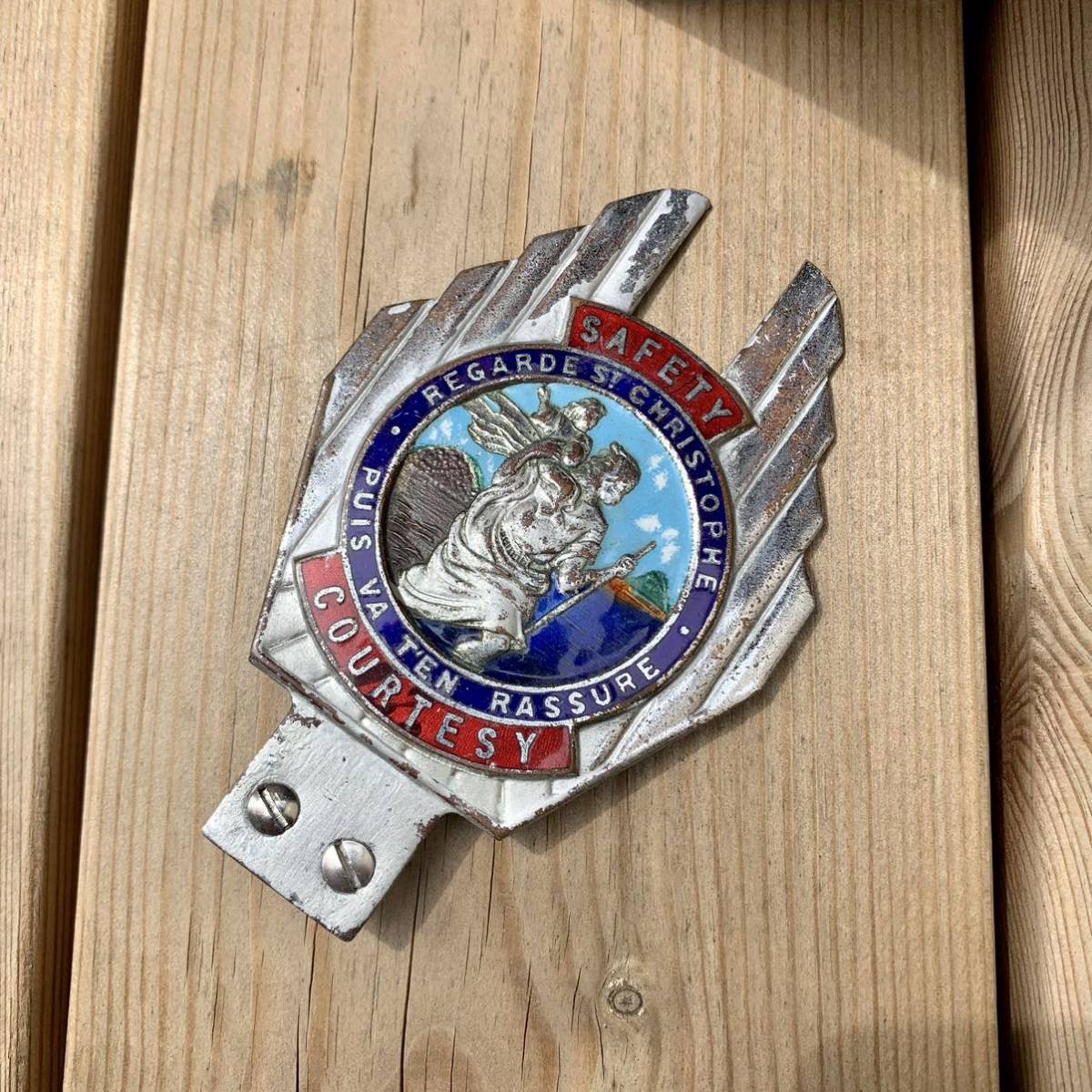 st.christopher カーバッジ グリルバッジ 英国 イギリス ロンドン BMC