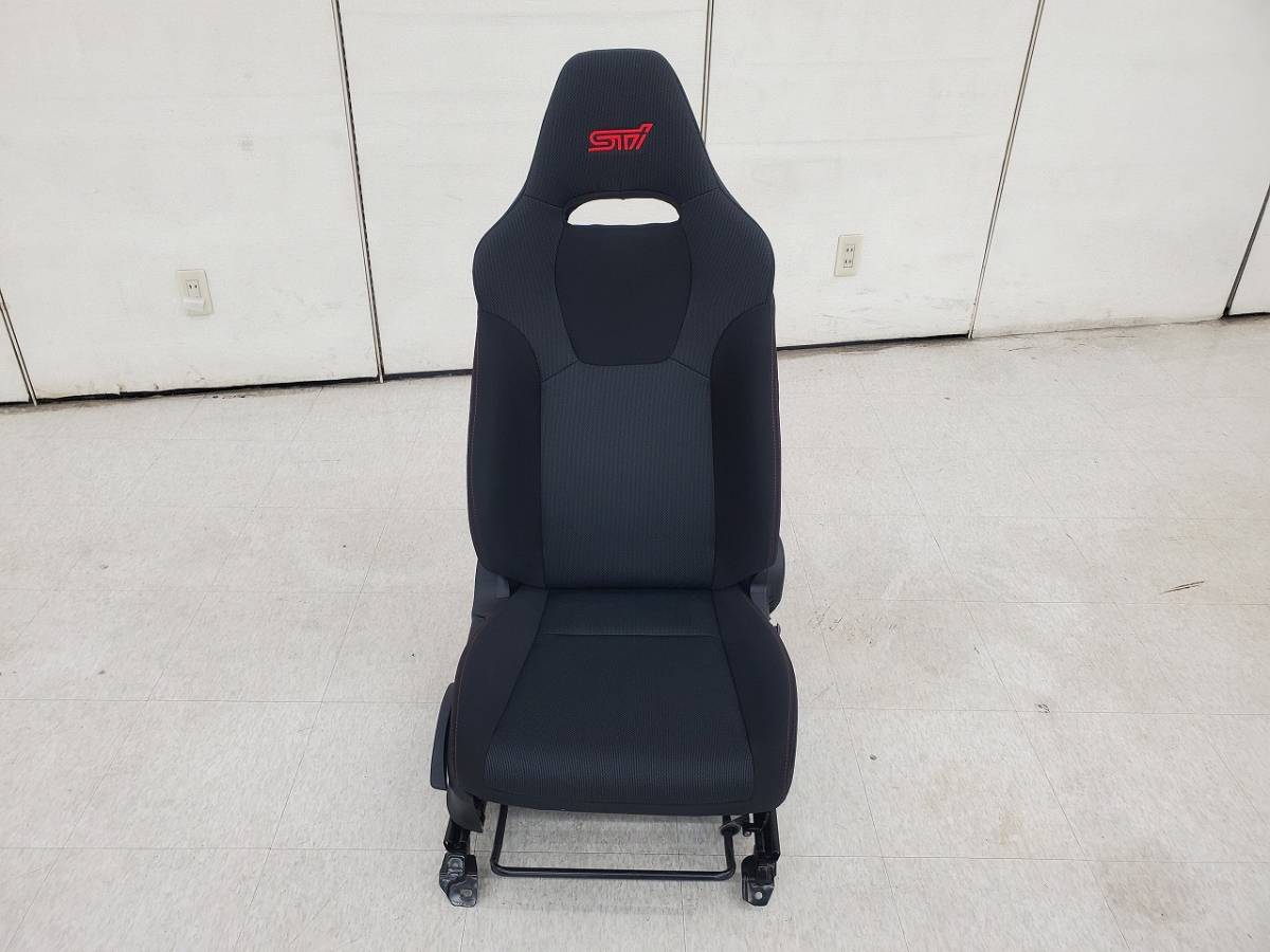 インプレッサ スバル GDB STi アオ クロ 運転席 助手席 フロント WRX 