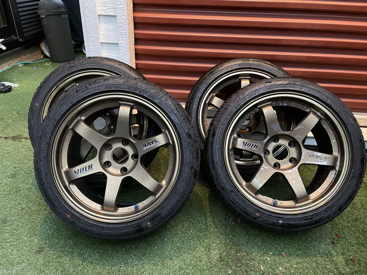 RAYS レイズ VOLK ボルクレーシング TE37 17インチ 9J OFF+15 5H