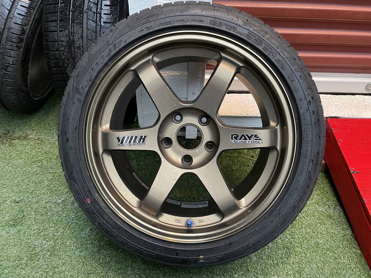RAYS レイズ VOLK ボルクレーシング TE37 17インチ 9J OFF+15 5H