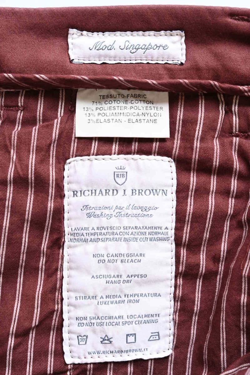 【新品】リチャードJブラウン コットンパンツ 33 リチャードジェイブラウン J RICHARD BROWN Cachette｜これから大活躍するRICHARD - イタリア製プレミアムジーンズ