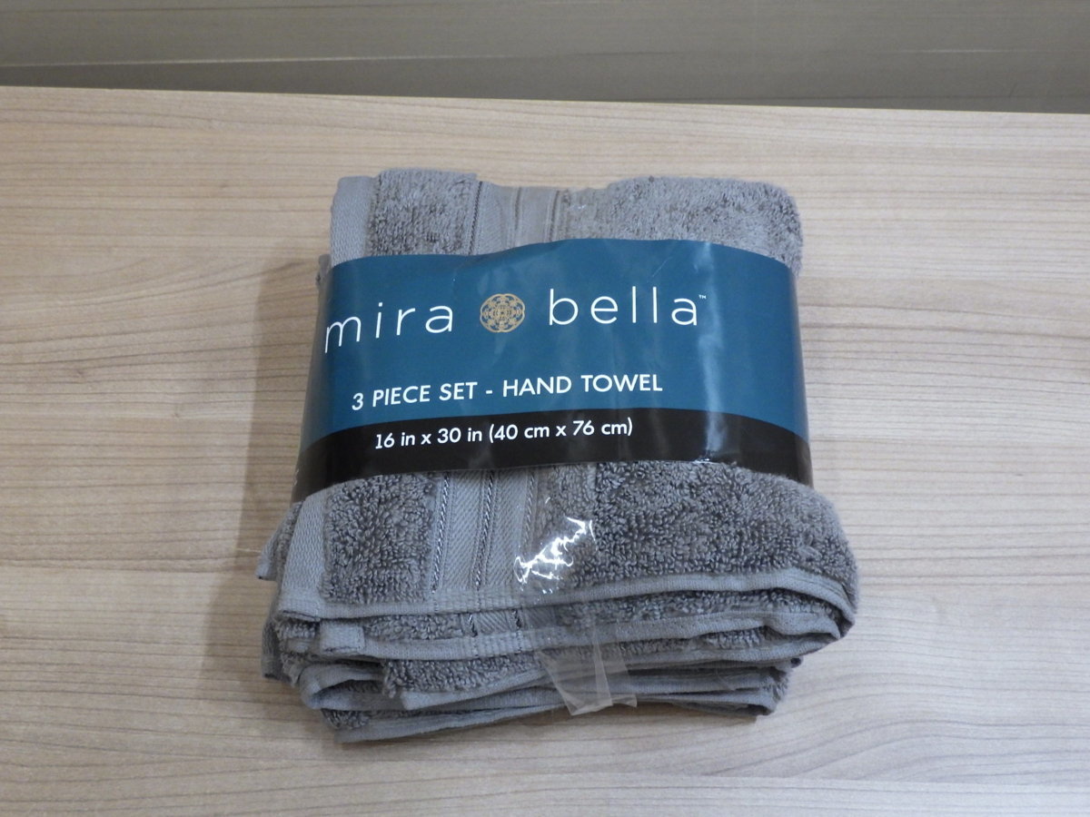 S659 格安300円スタート ミラベラ グレー ハンドタオル 3枚セット Mirabella 40x76 コストコ フェイスタオル 売買されたオークション情報 Yahooの商品情報をアーカイブ公開 オークファン Aucfan Com