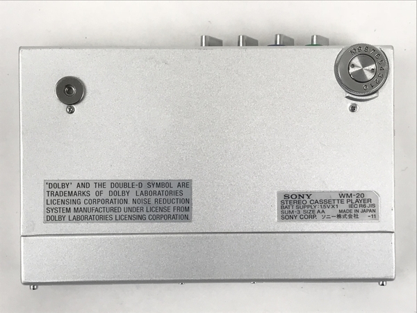 SONY WM-20 ステレオ カセット プレーヤー WALKMAN ウォークマン