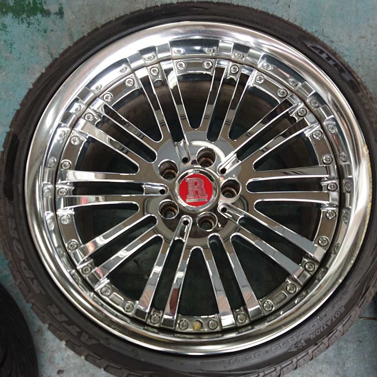 レザックス - WORK 20インチ 4本セット 19インチ REZAX]メッキ中古 