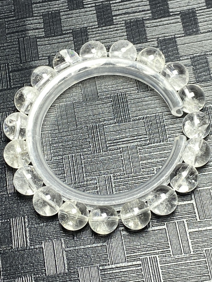 天然石パワーストーン 0505h518 天然石☆【45Aクォーツ・インクォーツ】☆ブレス 10mm