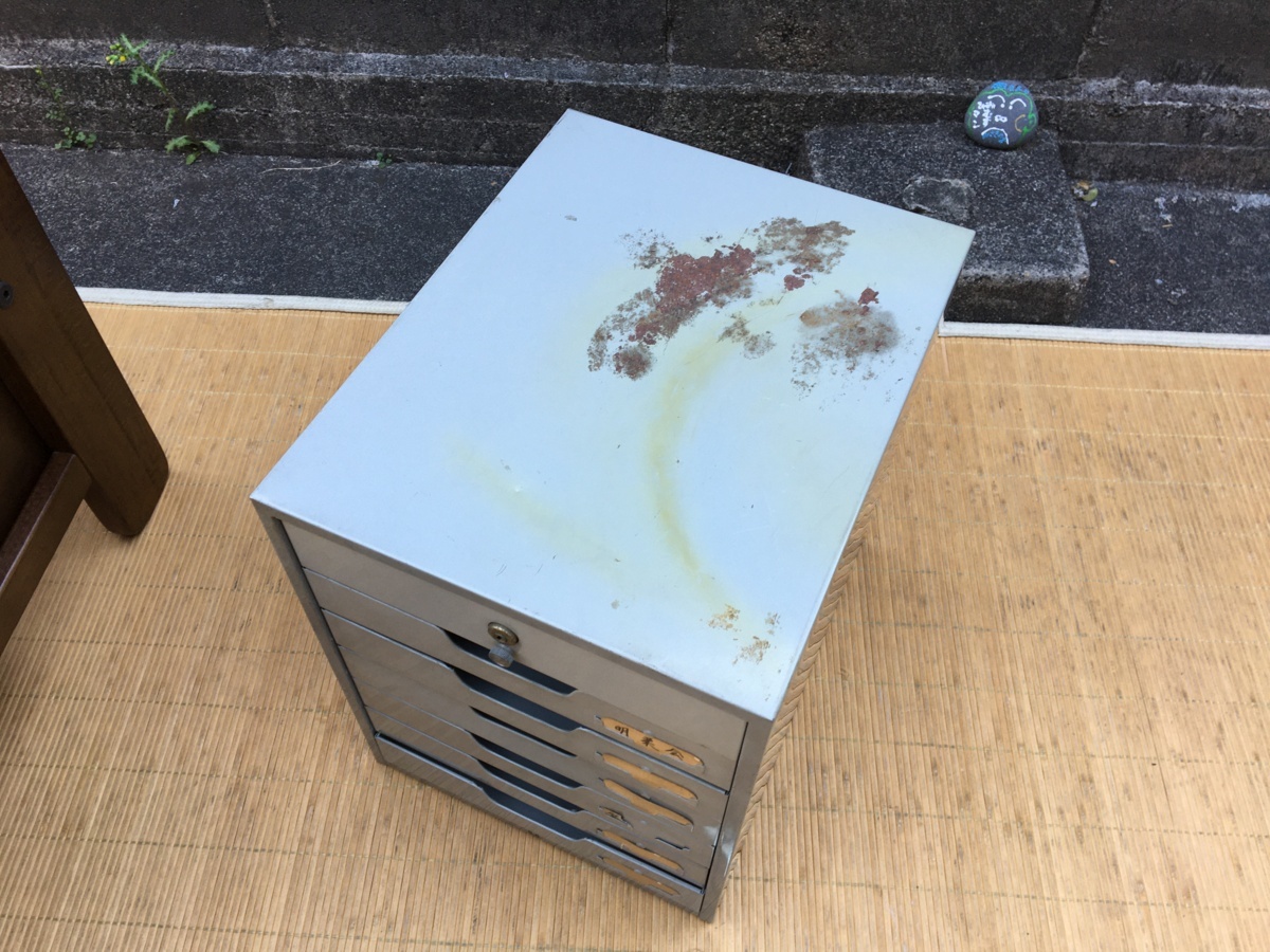 7段 UCHIDA ウチダ 書類 収納 レターケース 鍵付 引出し スチール 棚