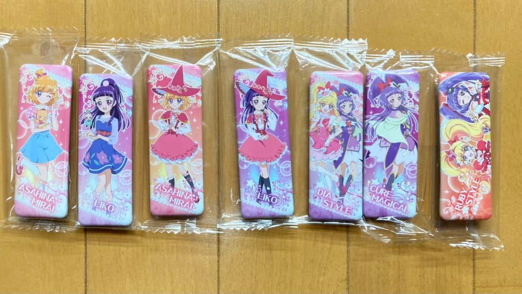 魔法つかいプリキュア！ ロングカンバッジコレクション 7個 朝日奈 