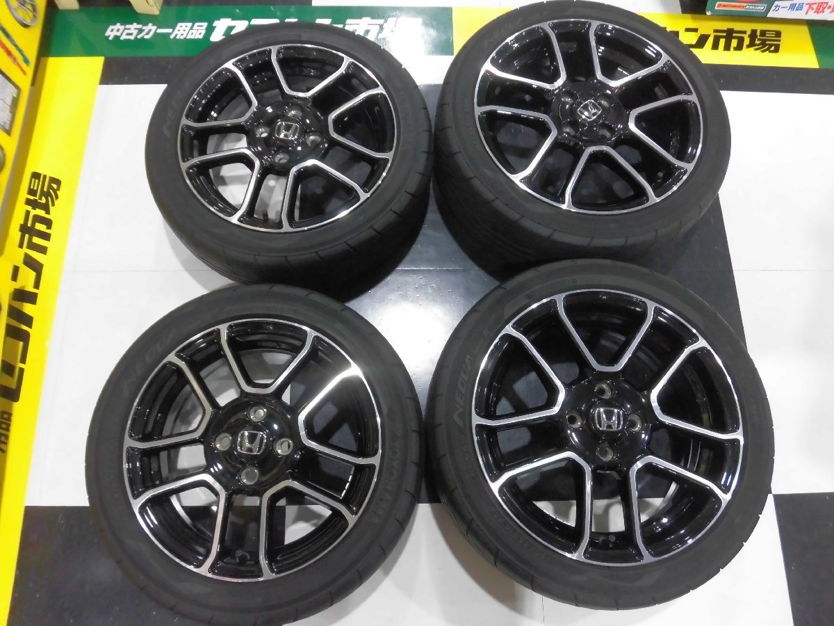 ○【ホンダ S660純正】 15/16インチ！タイヤ付き 4本セット 