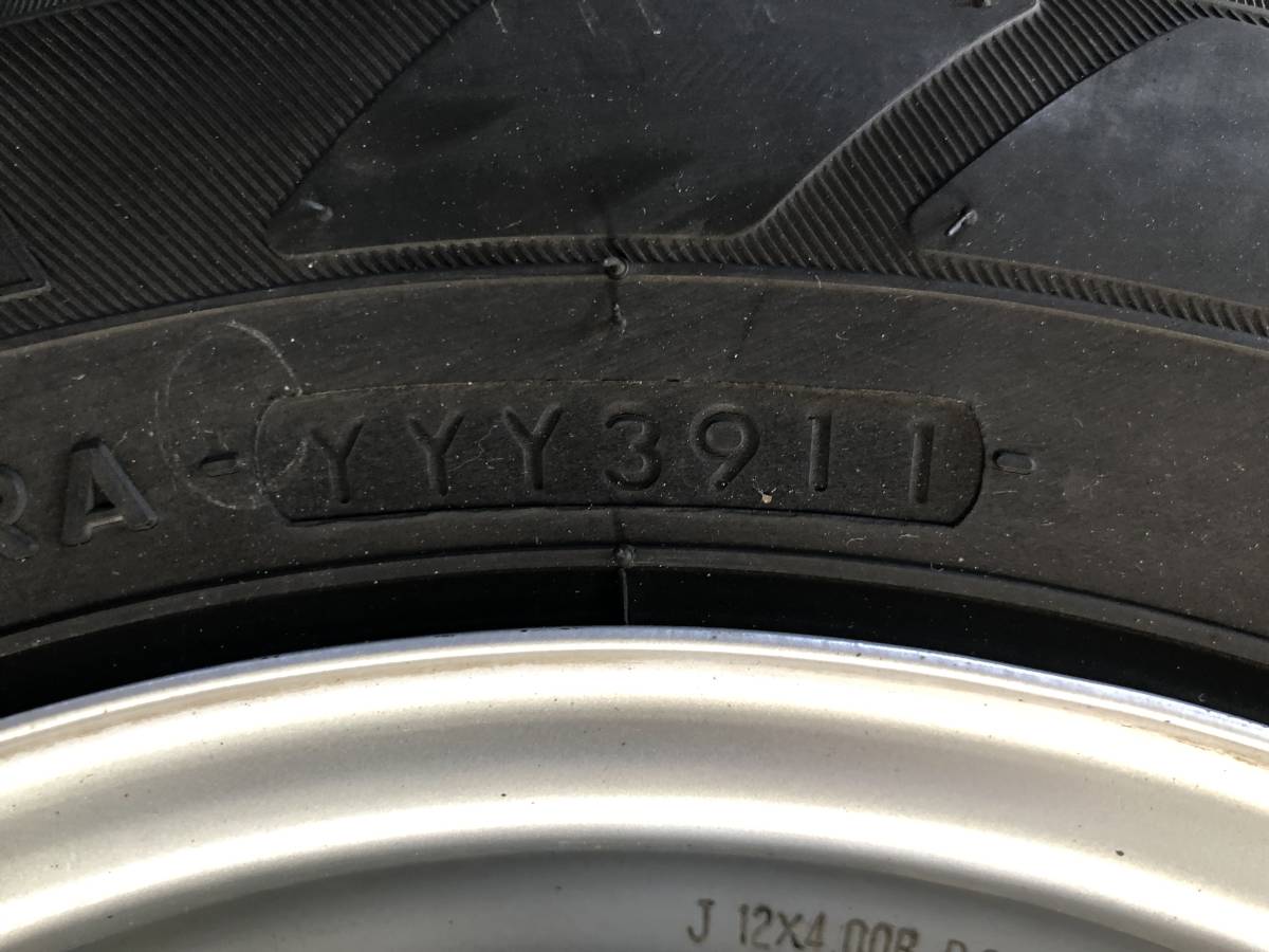 エブリィ他 12インチスチールホイール 12 4.0J 中古4本セット 
