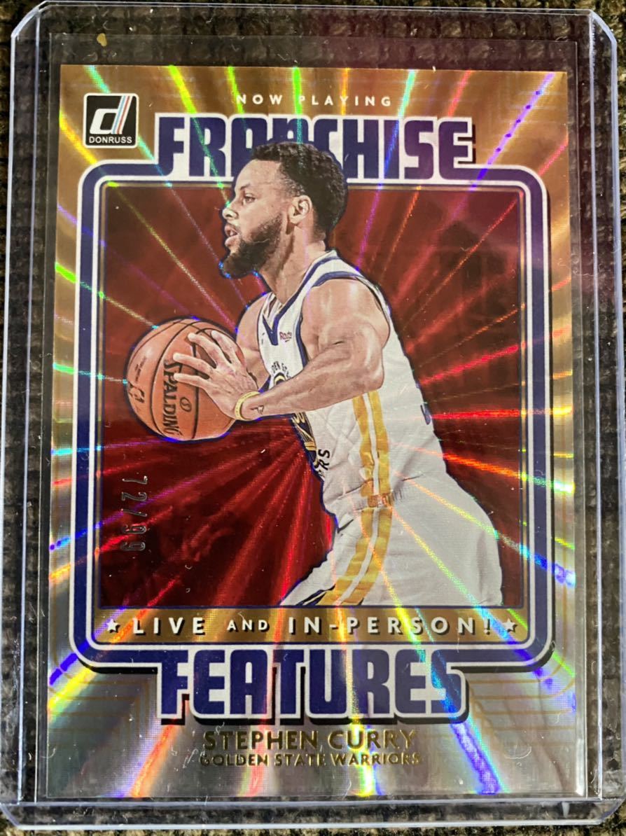 99枚限定」2020-21 Panini Donruss Stephen Curry Franchise Featurse 
