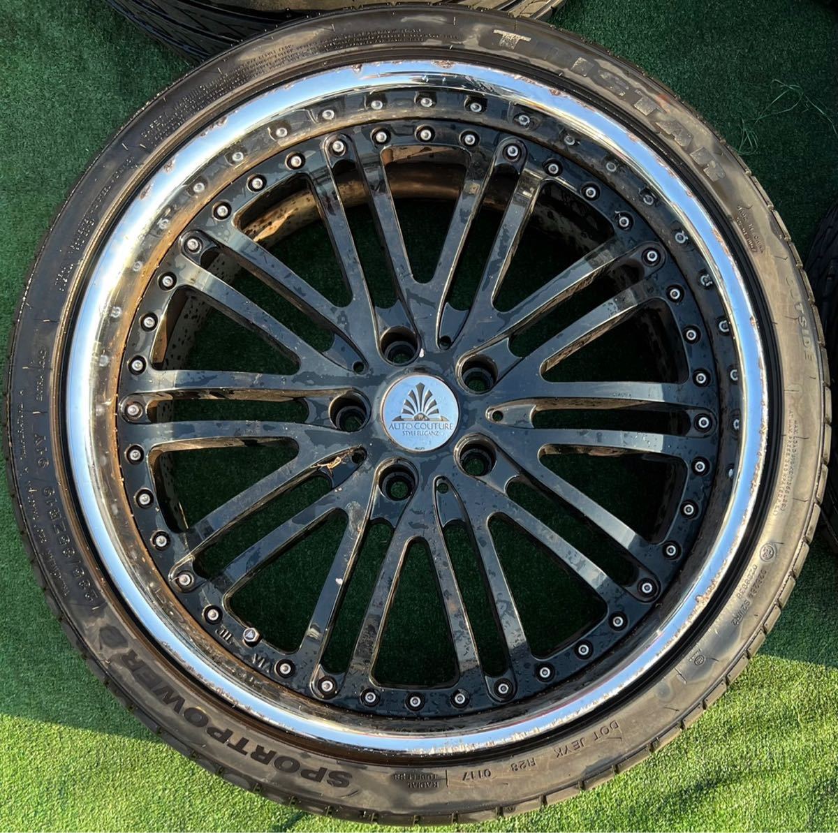 純正タイヤホイールセット 2つが265/30R19 2つが235/35ZR19 PCD 112 19 