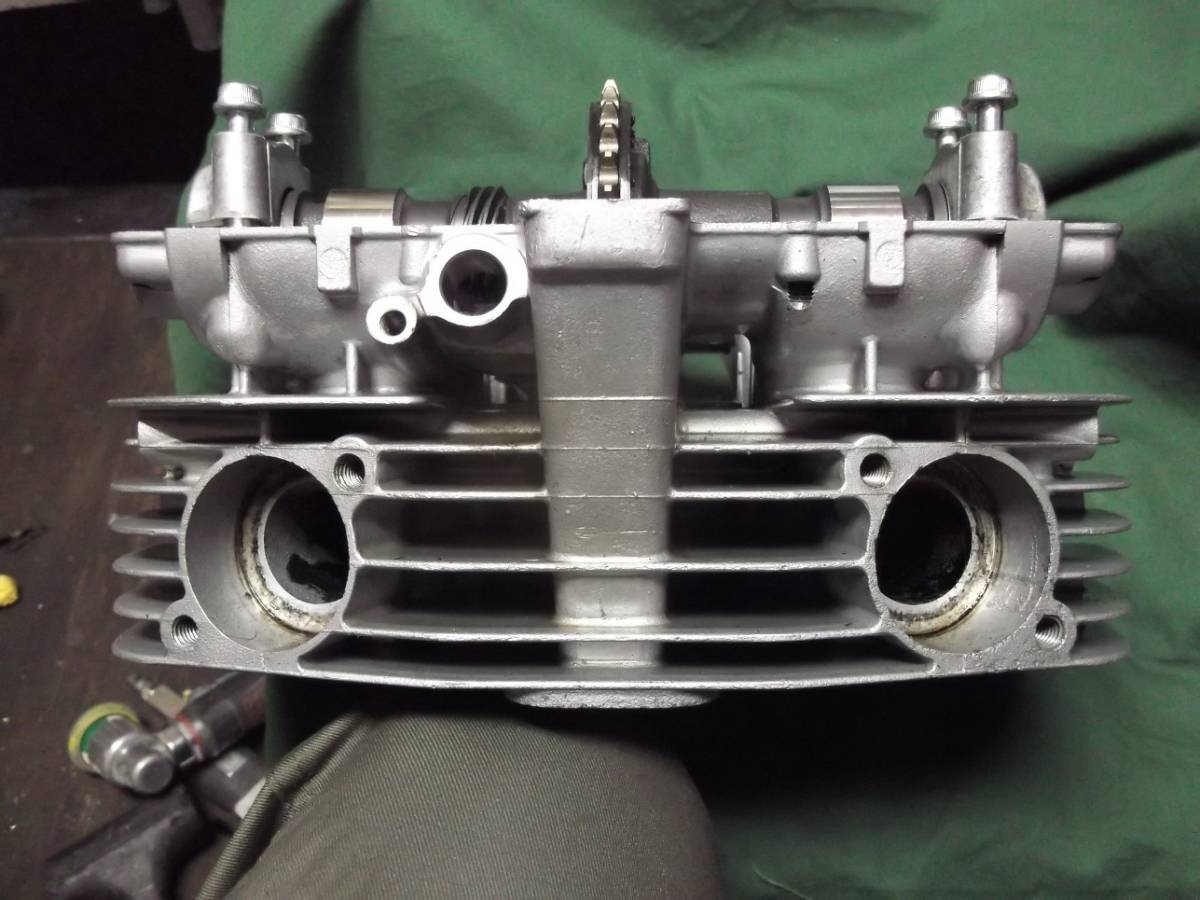 希少極上】GS400用 シリンダーヘッド 各部再生・シートカット済み 美品 