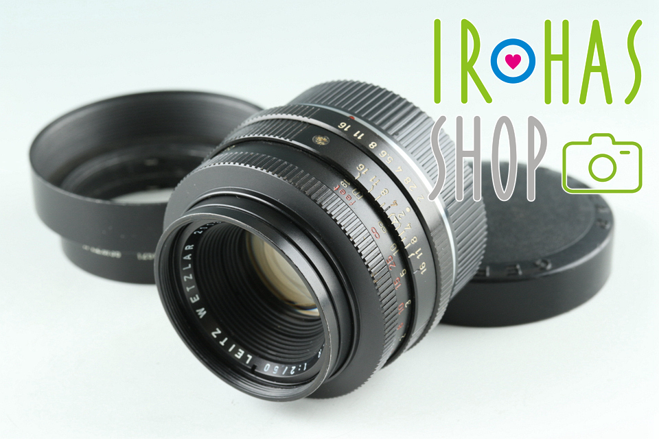 Leica Leitz Summicron-R 50mm F/2 2-Cam Lens for Leica R #38613T
