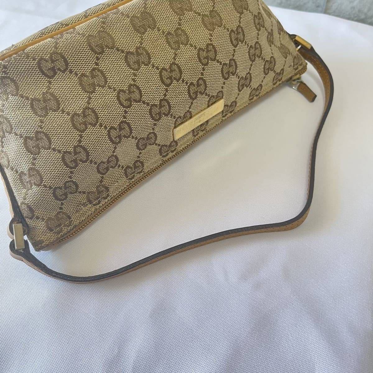 1円《美品》GUCCI グッチ GGキャンバス アクセサリーポーチ 1円《美品》GUCCI グッチ GGキャンバス アクセサリーポーチ