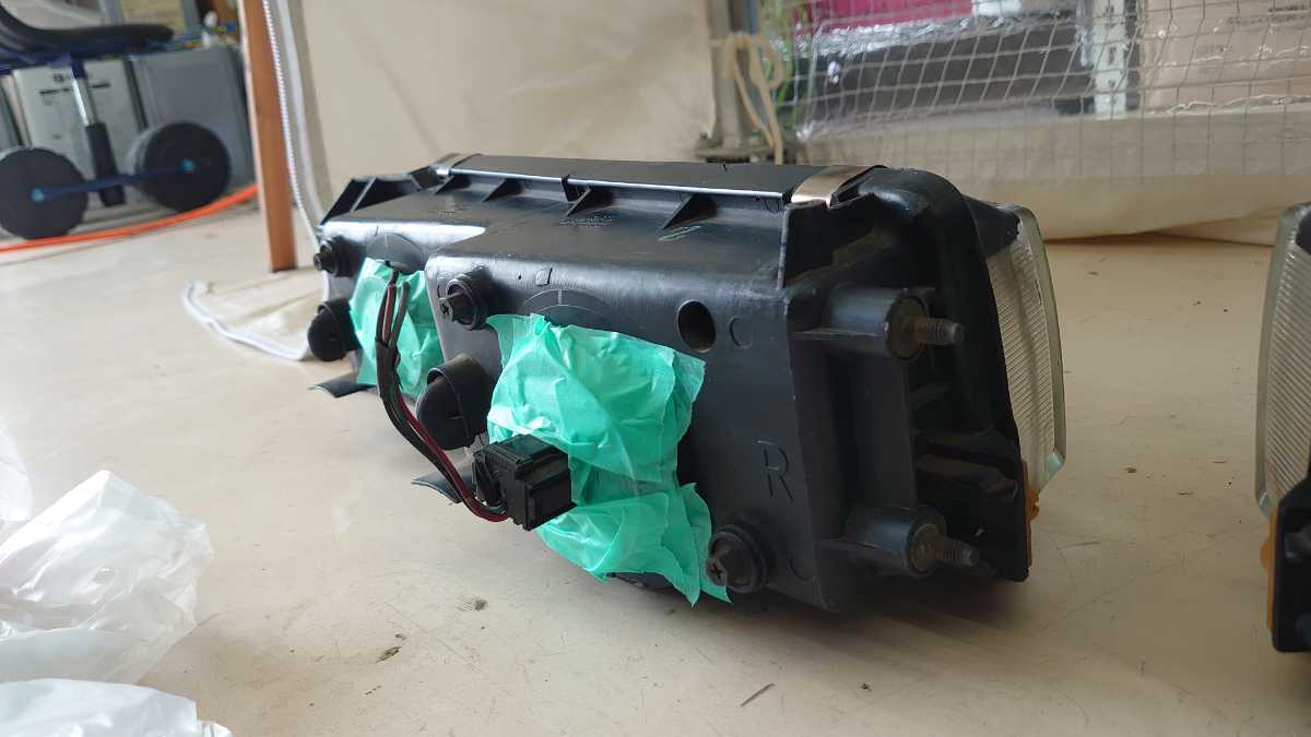 S13 シルビア！ 希少！角目ヘッドライト！ 左右セット、割れ、欠けなし