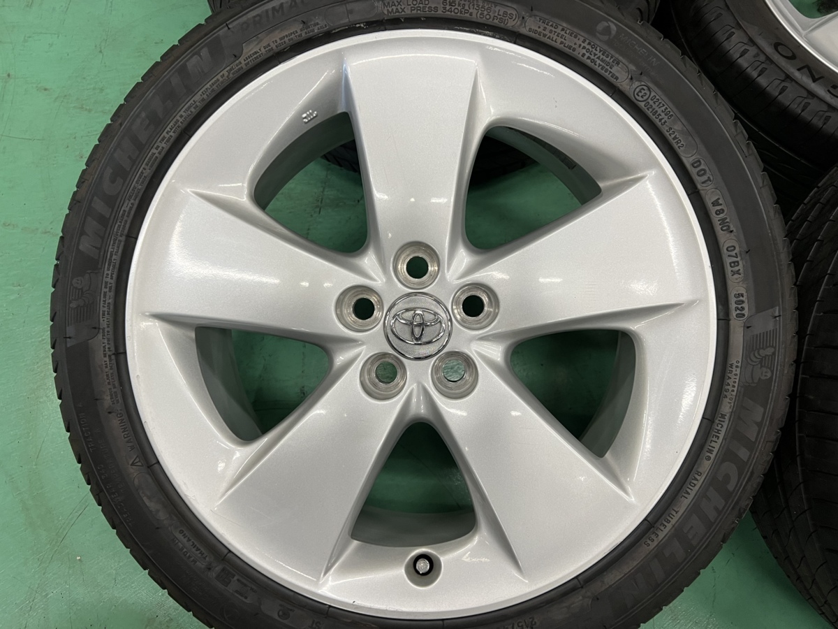 トヨタ純正 プリウス 30アルミホイール セット 215/45R17 4本セット