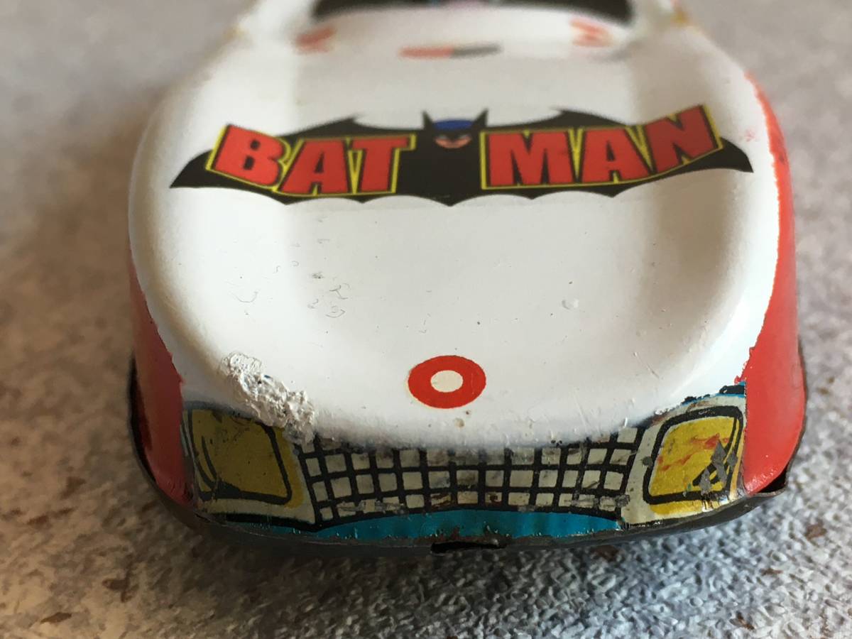 当時物 バットマン BATMAN バットマンカー ブリキ 昭和レトロ 40年間の 
