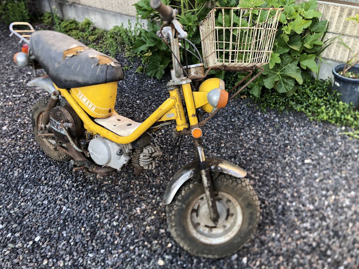 ヤマハチャッピーレストア部品取り チャッピー カギ付き YAMAHA 部品取り