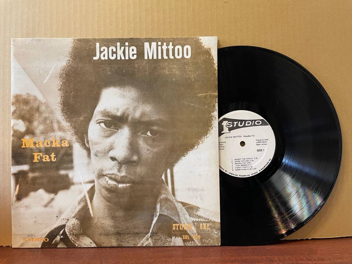 ジャマイカ盤/Jackie Mittoo/Macka Fat/Studio One/SOL 1120 レコード