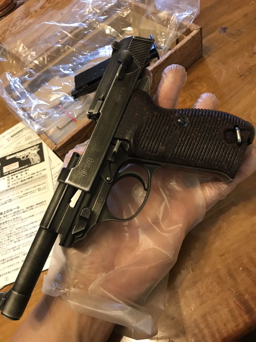 マルシン工業ABS樹脂ガスガン　ワルサーＰ３８Ｋ　ASGK合法品　ホルスター付き マルシン工業ABS樹脂ガスガン ワルサーP38K ASGK合法品 ホルスター