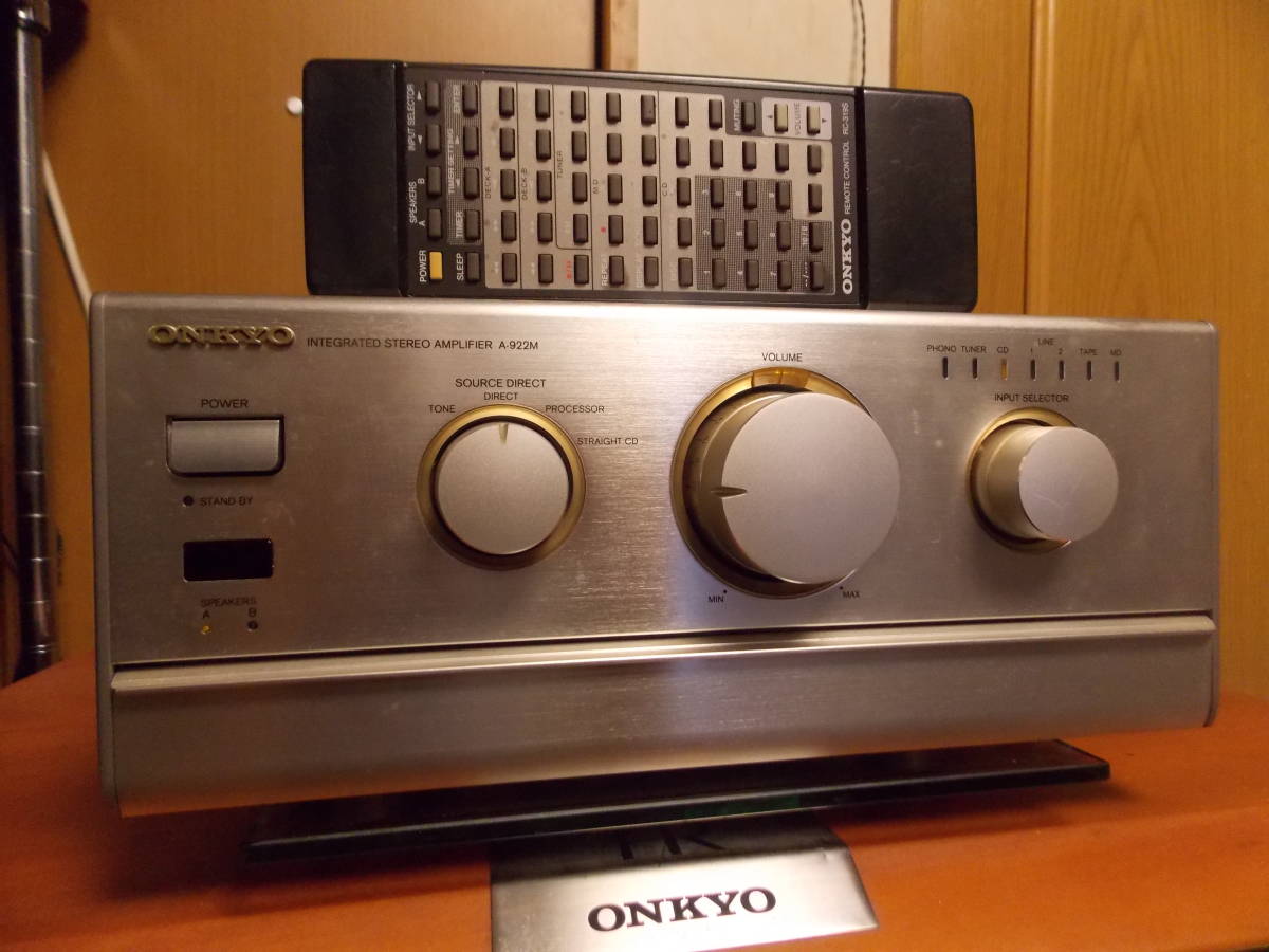 user_fe019986 ONKYOオンキョー A-922M取説付 ONKYO A-922M 取説・リモコン・元箱付 【公式通販】
