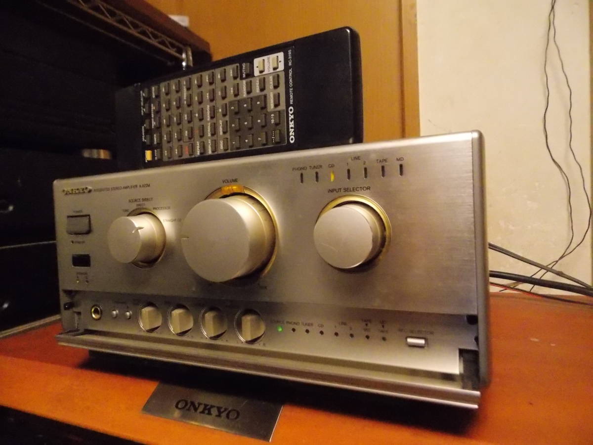 ONKYO A-922M 取説・リモコン・元箱付 【公式通販】