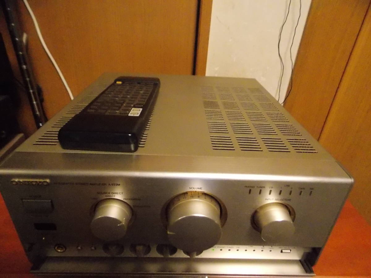ONKYO A-922M 取説・リモコン・元箱付 【公式通販】