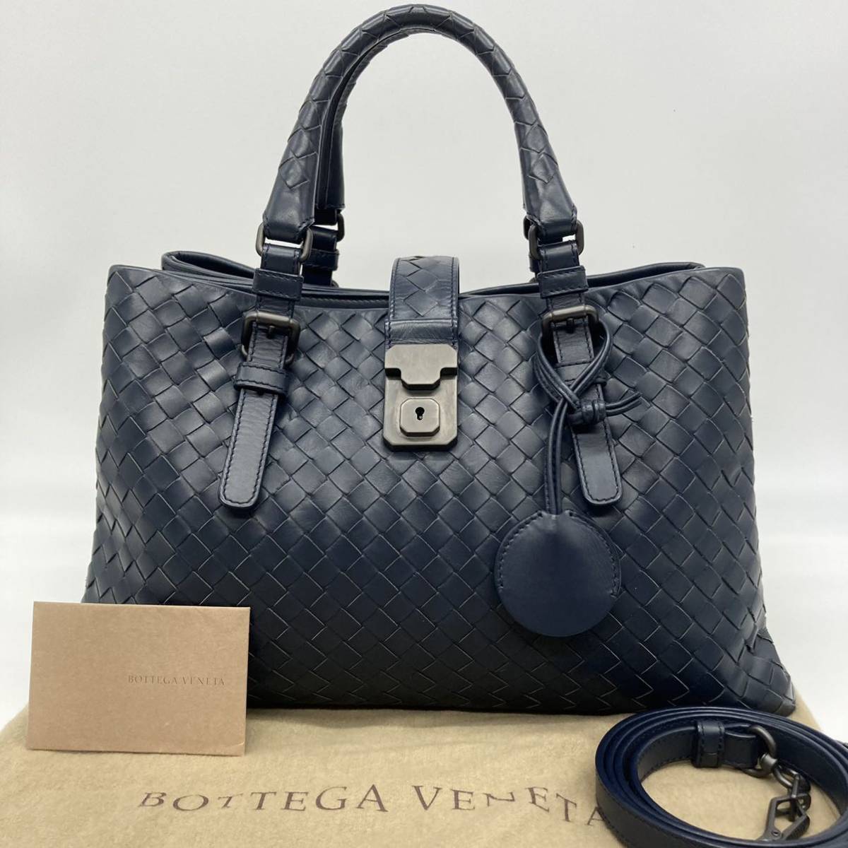 1円 【極美品】 BOTTEGA VENETA ボッテガヴェネタ ローマ ミニ バッグ