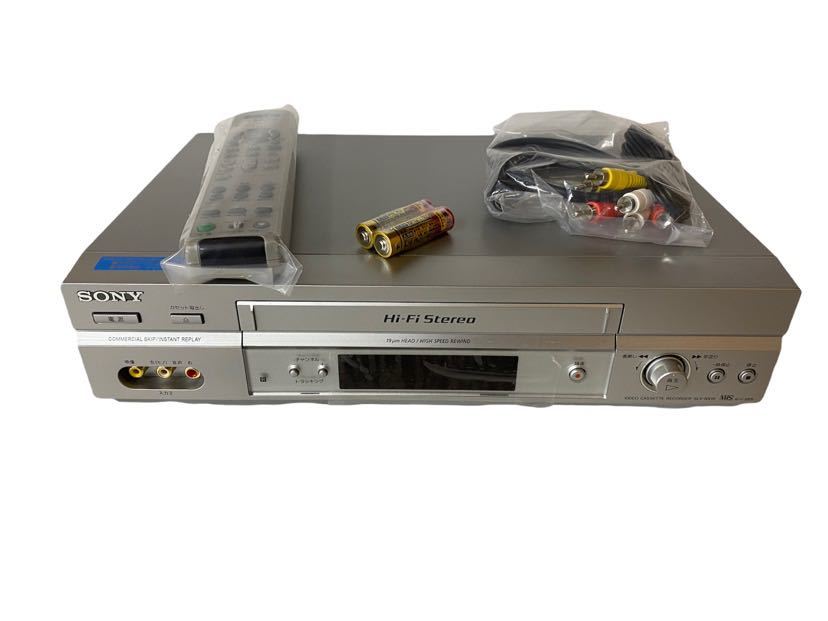 SONY SLV-NX15 ビデオデッキ VHS コンパクトサイズ メンテナンス済み