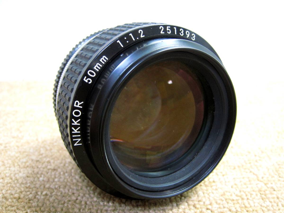 ▲ニコン 単焦点レンズ▲NIKON Ai NIKKOR 50mm 1:1.2▲ジャンク品 Nikon ニコン Ai ED AF-S フルサイズ対応単焦点レンズ