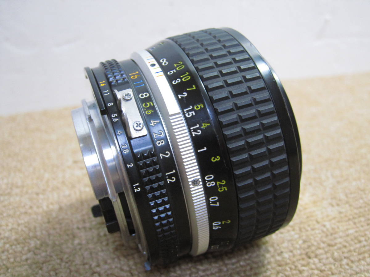 ▲ニコン 単焦点レンズ▲NIKON Ai NIKKOR 50mm 1:1.2▲ジャンク品 Nikon ニコン Ai ED AF-S フルサイズ対応単焦点レンズ